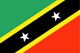 Saint Kitts y Nevis Flag